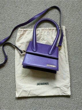 Jacquemus Purple Le Chiquito Mini Top-Handle Bag